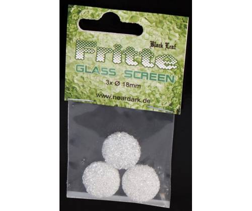 Γυάλινη Σίτα Glass Pipe Screens | Θρυματισμένο Γυαλί 18mm - 3τμχ - Τιμή: 7,90€