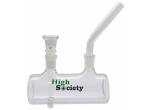 Γυάλινο Bong High Society Flat Barrel - 17cm