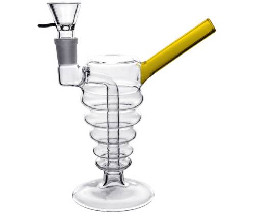 Γυάλινο Bong «Honey Tornado» με Diffuser - 23cm - Τιμή: 19,80€