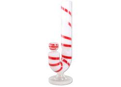 Glass Bong Ice Candy Cane - 28cm