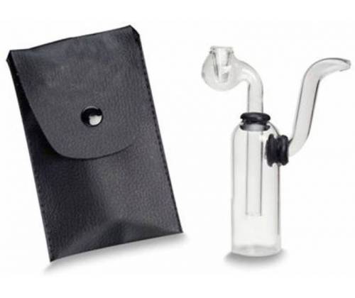 Γυάλινο Bong Mini Traveller - 10cm - Τιμή: 11,90€