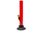 Acrylic Bong «Straight» Red - 20cm