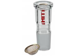 Γυάλινο Bowl Για Bong 1Hit με Σίτες Ø15mm με Μεταλλικό Στεφάνι - 18.8mm