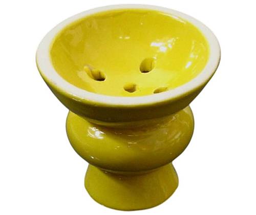 Ceramic Hookah Bowl Waves - Yellow -  Price: 1,70€