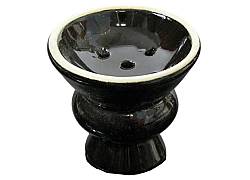 Κεραμικό Μπολ Ναργιλέ Waves - Μαύρο