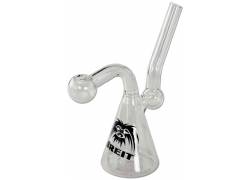 Glass OIL Bong Wide Dab Rig - 14cm