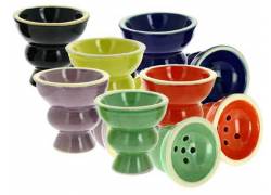 Κεραμικό Μπολ Ναργιλέ Small & Medium Size - Διάφορα Χρώματα