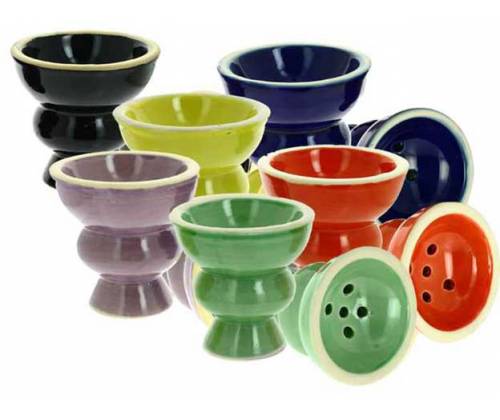 Κεραμικό Μπολ Ναργιλέ Small & Medium Size - Διάφορα Χρώματα - Τιμή: 1,90€