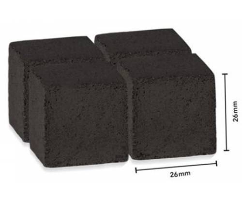 Καρβουνάκια για Ναργιλέ τετράγωνα Coco Palm (26mm) - 1Kg - Τιμή: 8,40€