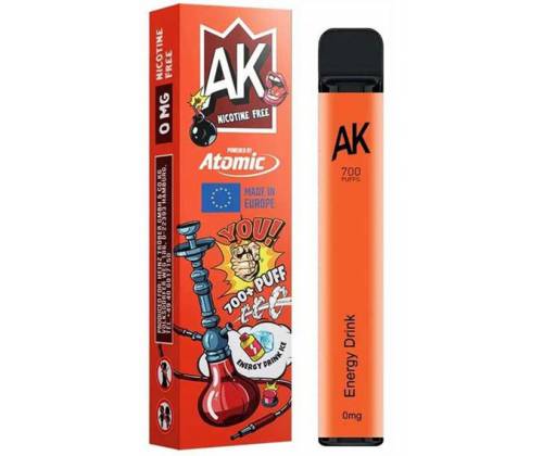 Ηλεκτρονικός Ναργιλές Atomic E-Shisha Energy Drink Ice 2ml 700 Puff - Χωρίς Νικοτίνη -  Price: 7,50€