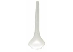 Επιστόμιο Για Ναργιλέ  (Εσωτερικό) Μιας Χρήσης Πλακέ Flat 100mm -  Λευκό