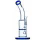 Γυάλινο Bong Bullet 23cm Μπλε + Percolator - Τιμή: 24,50€