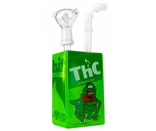 Γυάλινο Bong Juice Glass Cartoon THC Frog Πράσινο - 19cm - Τιμή: 27,40€