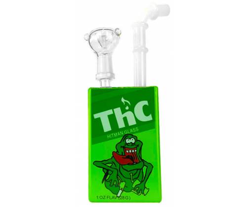 Γυάλινο Bong Juice Glass Cartoon THC Frog Πράσινο - 19cm - Τιμή: 27,40€