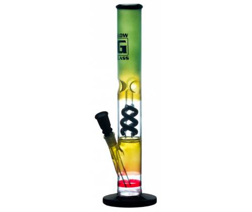 Γυάλινο Ice Bong «Reaggie» + Percolator 40cm - Τιμή: 33,90€
