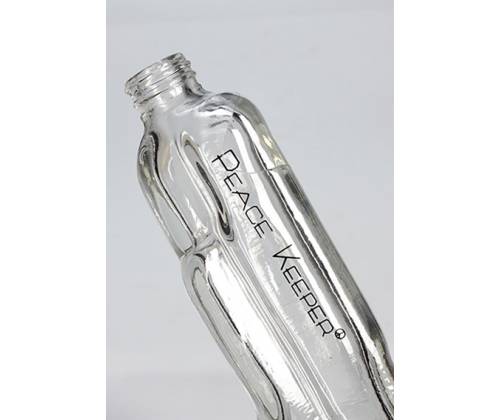Glass Bong Pistol 23cm - "Peace Pipe" -  Price: 25,50€