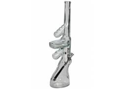 Glass Bong Machine Gun 46cm - "Peace Pipe"