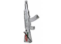 Glass Bong Machine Gun 50cm - "Peace Pipe"