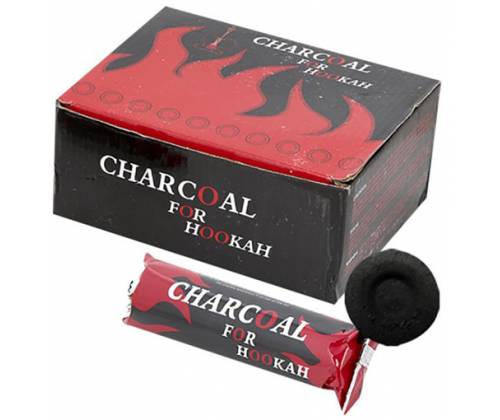 Hookah Charcoal (33mm) - 10 pcs. -  Price: 0,55€