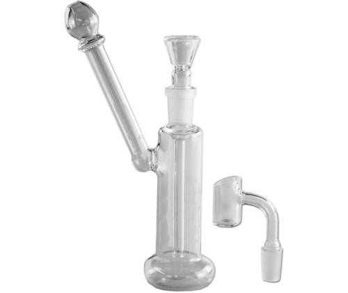 Glass OIL Bong BL Dab Rig Banger - 19cm - Price: 18,90€