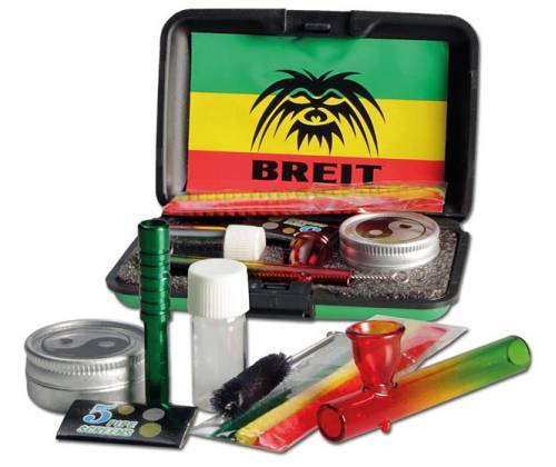 Μίνι Σετ Γυάλινο Πιπάκι με Καθαριστικά και Σίτες - Τιμή: 7,30€