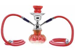 Ναργιλές Hookah Pumpkin Διπλός Κόκκινο 2 Hoses - 24cm