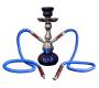 Hookah Blue Double 2 Hoses - 25cm - Price: 17,90€