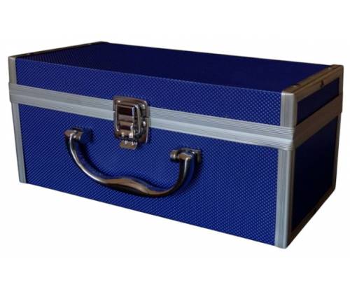 Hookah Blue 2 Hoses with Metal Case - 46cm -  Price: 39,50€