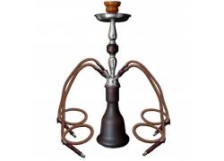 Ναργιλές Hookah Καφέ Premium 4 Hoses - 52cm