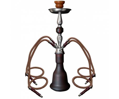 Ναργιλές Hookah Καφέ Premium 4 Hoses - 52cm - Τιμή: 36,00€