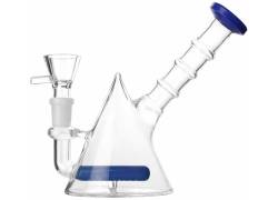 Glass Bong "Triangle" with Diffuser - 13cm