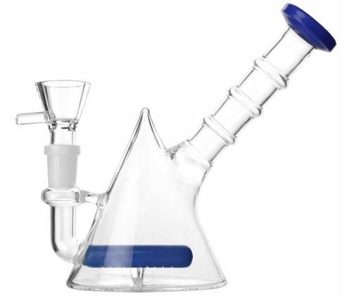 Glass Bong "Triangle" with Diffuser - 13cm - Price: 15,30€