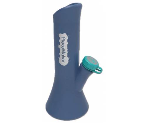 Bong Σιλικόνης PieceMaker Go - Μπλε 21cm (Eύκαμπτο) - Τιμή: 39,90€