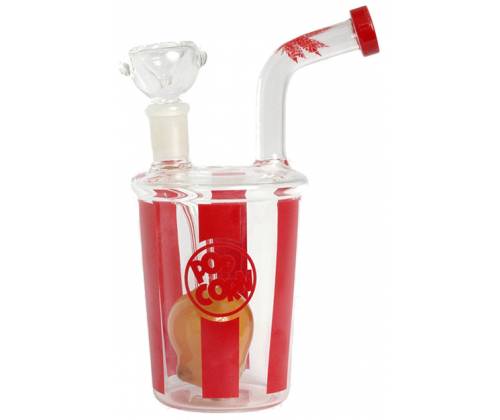 Γυάλινο Bong Popcorn 17cm - Τιμή: 28,50€