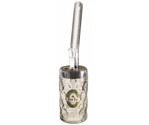 Γυάλινο Bong Ποτήρι Μπύρας Black Leaf Oktoberfest - 37 cm - Τιμή: 35,50€