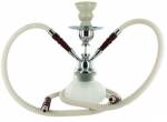 Μίνι Ναργιλές Hookah Λευκό 2 Hoses - 25cm