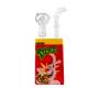 Glass Bong Juice Glass Cartoon Rabbit Breakfast Red - 19cm -  Price: 25,40€