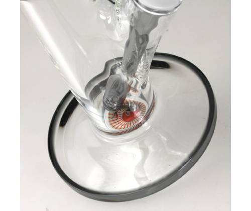 Γυάλινο Bong IN BOX Black Leaf Percolator  | Ronin & Geisha 50cm - Τιμή: 129,00€