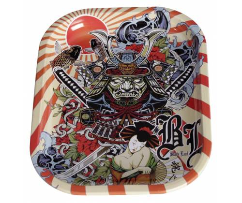 Γυάλινο Bong IN BOX Black Leaf Percolator  | Ronin & Geisha 50cm - Τιμή: 129,00€