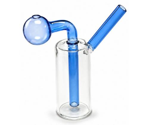 Γυάλινο Oil Bong Sertiko «Mini Hand Cylinder» - 12cm - Τιμή: 10,50€