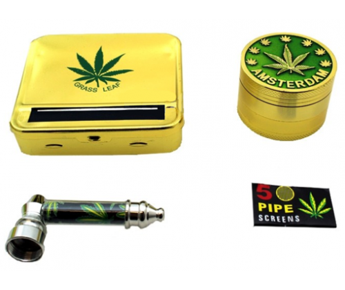 Μίνι Σετ Δώρου Amsterdam - Χρυσό - Τιμή: 14,90€