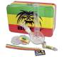 Mini Bong Set with Grinder and Glass Pipe -  Price: 17,90€