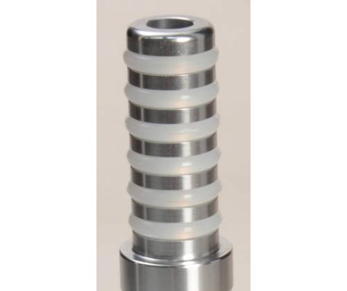 Επιστόμιο Αλουμινίου Για Ναργιλέ Ασημί Big Ø 2cm - Μήκος 12cm - Τιμή: 4,50€