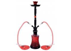 Ναργιλές Hookah Big Mike Κόκκινο 2 Hoses - 58cm
