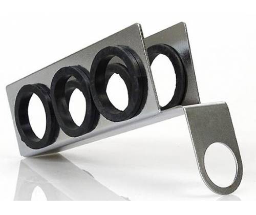 Υποδοχή Συγκράτησης (Holder) για 3 Σωλήνες Ναργιλέ - Μεταλλικό - Τιμή: 4,30€