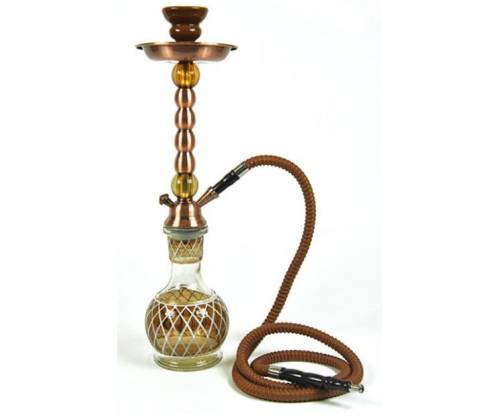 Ναργιλές Hookah Καφέ «Ibrim» 1 Hose - 47cm - Τιμή: 22,00€