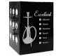 Ναργιλές Hookah Shisha «Illustria» Excusive Premium (Ατσάλι και Γυαλί) - 60cm - Τιμή: 129,00€