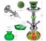 Ναργιλές Hookah Shisha MD Multicolor Διπλός 2 Hoses - 27cm - Τιμή: 16,50€