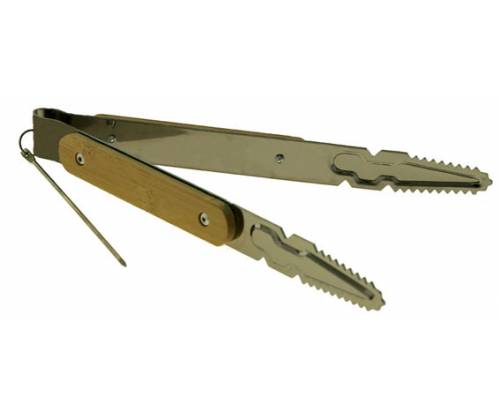 Λαβίδα για Ναργιλέ με Επένδυση Ξύλου - 22cm - Τιμή: 3,80€