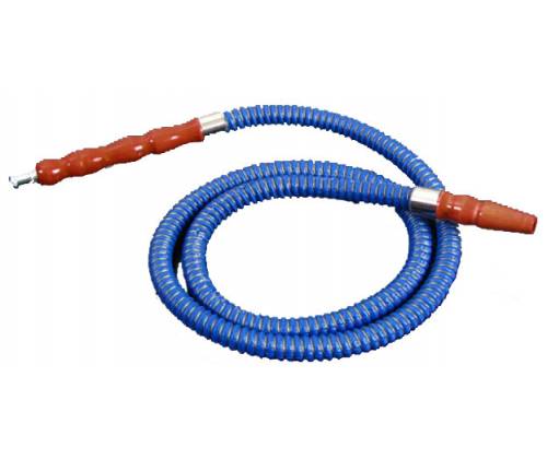 Σωλήνας Για Ναργιλέ Μπλε MD με Ξύλινα Επιστόμια - 100cm - Τιμή: 2,50€